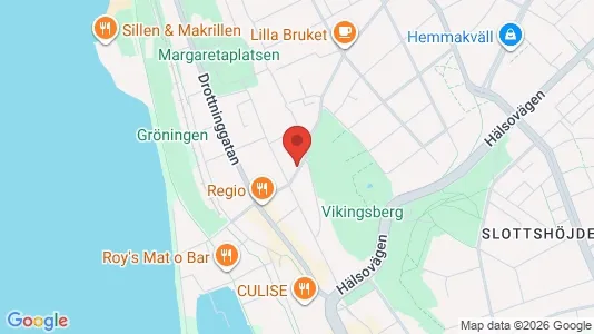 Lägenheter till salu i Helsingborg - kort over placeringen