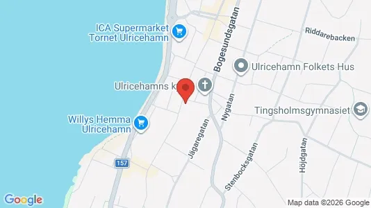 Lägenheter att hyra i Ulricehamn - kort over placeringen