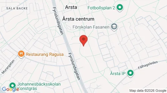 Lägenheter till salu i Uppsala - kort over placeringen