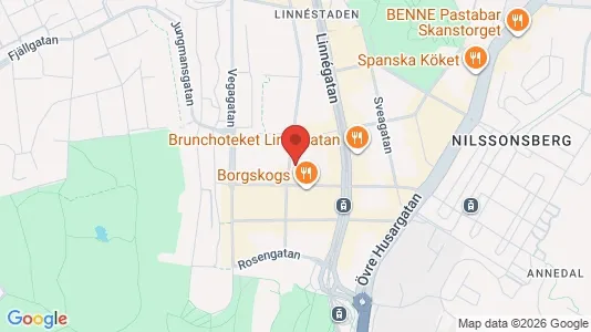 Lägenheter till salu i Göteborg Centrum - kort over placeringen