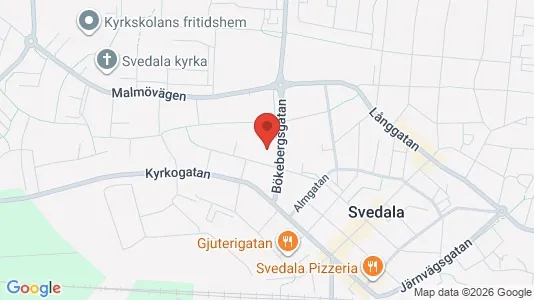 Lägenheter till salu i Svedala - kort over placeringen