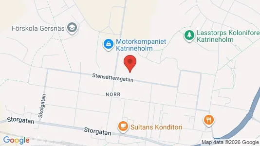 Bostadsrätter till salu i Katrineholm - kort over placeringen