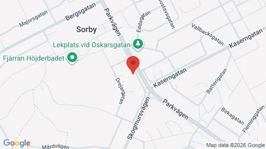 Bostadsrätter till salu i Gävle - kort over placeringen