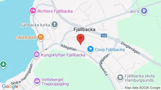 Bostadsrätter till salu i Tanum - kort over placeringen