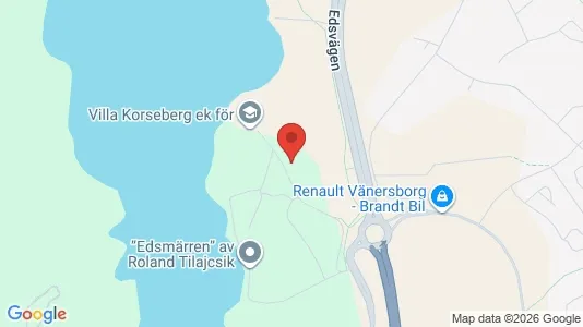 Lägenheter till salu i Vänersborg - kort over placeringen