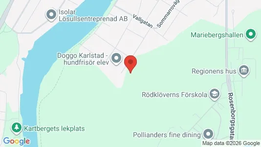 Lägenheter till salu i Karlstad - kort over placeringen