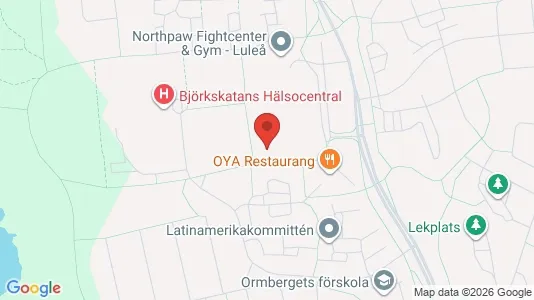 Lägenheter till salu i Luleå - kort over placeringen