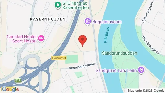 Lägenheter till salu i Karlstad - kort over placeringen