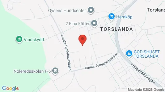 Bostadsrätter till salu i Västra hisingen - kort over placeringen