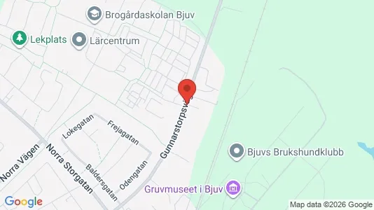 Bostadsrätter till salu i Bjuv - kort over placeringen