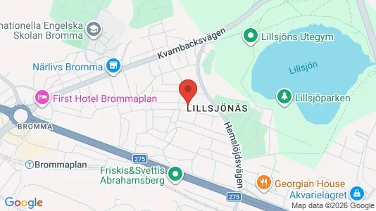 Bostadsrätter till salu i Västerort - kort over placeringen