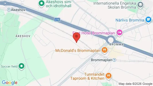 Bostadsrätter till salu i Västerort - kort over placeringen