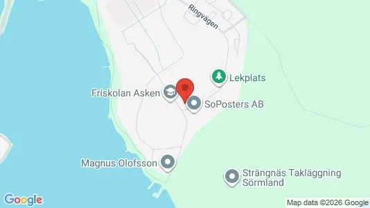 Lägenheter att hyra i Strängnäs - kort over placeringen