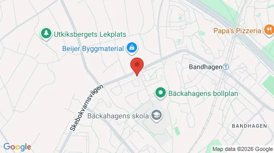 Lägenheter att hyra i Söderort - kort over placeringen