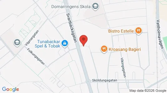 Lägenheter till salu i Uppsala - kort over placeringen