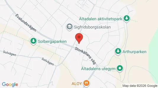 Lägenheter till salu i Nacka - kort over placeringen
