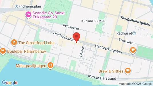 Lägenheter till salu i Kungsholmen - kort over placeringen