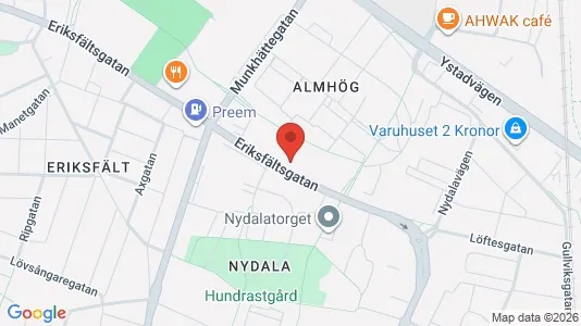 Lägenheter till salu i Malmö Centrum - kort over placeringen