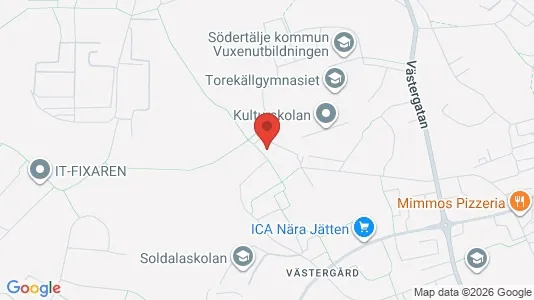 Lägenheter till salu i Södertälje - kort over placeringen