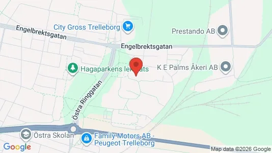 Lägenheter att hyra i Trelleborg - kort over placeringen