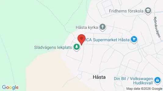 Hus till salu i Hudiksvall - Bild från Google Street View