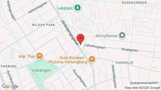 Lägenheter att hyra i Helsingborg - kort over placeringen