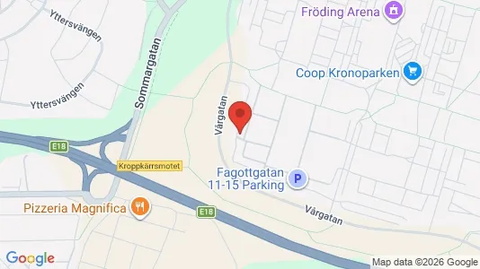 Lägenheter att hyra i Karlstad - kort over placeringen