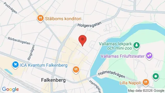 Bostadsrätter till salu i Falkenberg - Bild från Google Street View