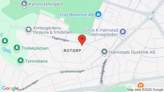 Lägenheter att hyra i Halmstad - Bild från Google Street View