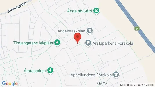 Lägenheter att hyra i Uppsala - kort over placeringen