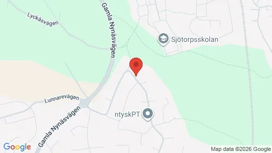 Lägenheter att hyra i Huddinge - kort over placeringen