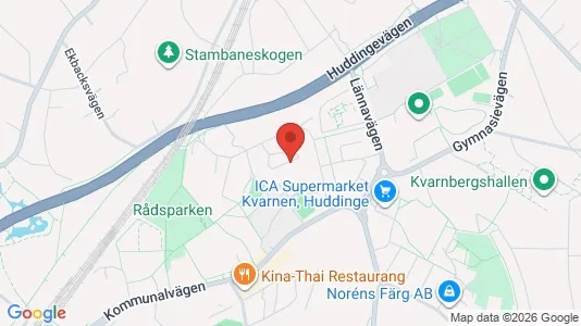 Bostadsrätter till salu i Huddinge - Bild från Google Street View