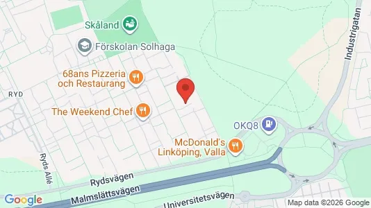 Lägenheter att hyra i Linköping - kort over placeringen