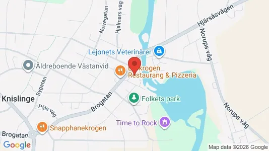 Lägenheter att hyra i Östra Göinge - kort over placeringen