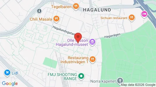 Lägenheter att hyra i Solna - kort over placeringen