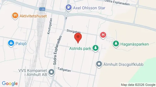 Lägenheter att hyra i Älmhult - Bild från Google Street View