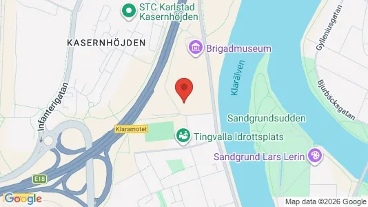 Lägenheter till salu i Karlstad - kort over placeringen