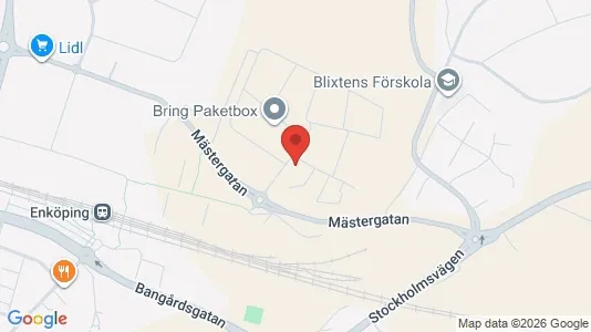 Lägenheter till salu i Enköping - kort over placeringen
