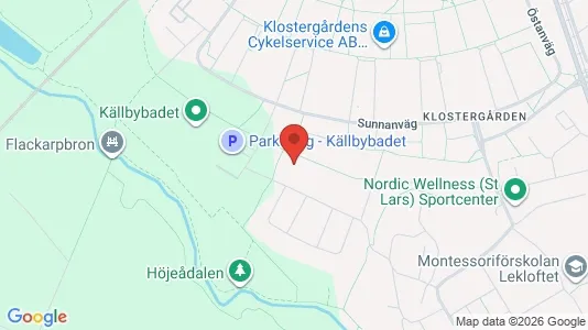 Lägenheter att hyra i Lund - kort over placeringen