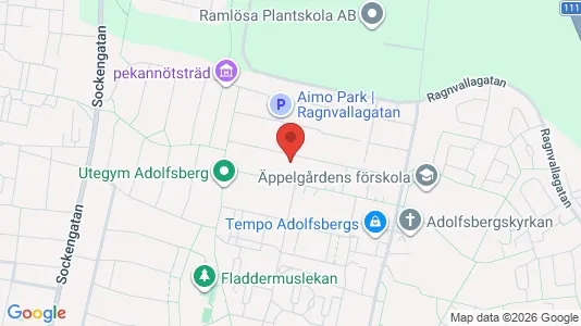 Lägenheter att hyra i Helsingborg - kort over placeringen