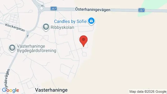 Lägenheter att hyra i Haninge - kort over placeringen
