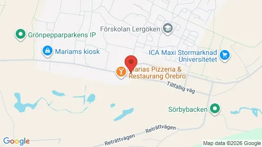 Lägenheter att hyra i Örebro - kort over placeringen