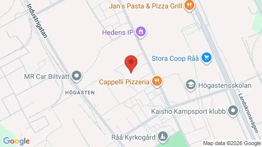 Lägenheter att hyra i Helsingborg - kort over placeringen