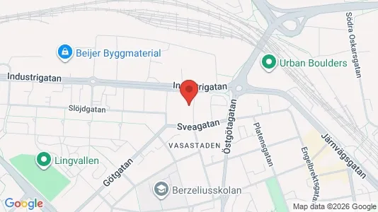 Bostadsrätter till salu i Linköping - kort over placeringen