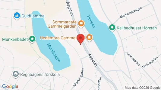 Lägenheter att hyra i Hedemora - kort over placeringen