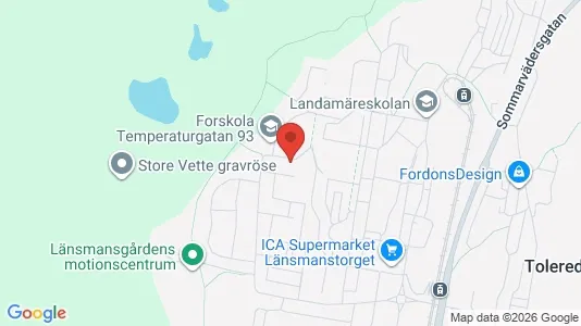 Rum att hyra i Västra hisingen - kort over placeringen