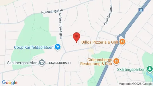 Lägenheter att hyra i Västerås - kort over placeringen
