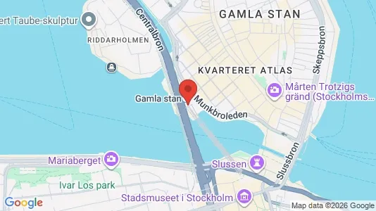 Lägenheter att hyra i Stockholm Innerstad - kort over placeringen