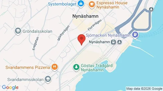 Lägenheter att hyra i Nynäshamn - kort over placeringen