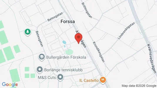 Lägenheter att hyra i Borlänge - kort over placeringen